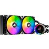Sharkoon S80 RGB AIO 240mm, Raffreddamento ad acqua - 4044951038008