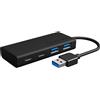 ICY BOX IB-HUB1426-U3 USB 3.2 Gen 1 (3.1 Gen 1) Type-A 5000 Mbit/s Nero, Hub USB - 60493