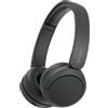 Sony Cuffie Bluetooth wireless WH-CH520 - Durata della batteria fino a 50 ore con ricarica rapida, stile on-ear - Nero - WHCH520B.CE7
