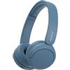 Sony Cuffie Bluetooth wireless WH-CH520 - Durata della batteria fino a 50 ore con ricarica rapida, stile on-ear - Blu - WHCH520L.CE7