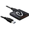 DeLOCK USB 3.0 Card Reader All in 1 lettore di schede USB 3.2 Gen 1 (3.1 Gen 1) Nero - 91704