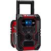 EINHELL TE-CR 18 Li DAB+/FM/BT - Solo, Radio sito lavoro - 3407995