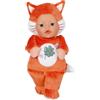 ZAPF Creation BABY born for babies Fox 26cm, Bambola - 836606
