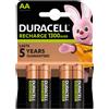 Duracell 4xAA Batteria ricaricabile Stilo AA - 57043