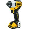 DEWALT Avvitatore a impulsi a batteria DCF801D2, 12Volt, 1/4" - DCF801D2-QW