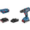 Bosch Powertools Bosch Trapano avvitatore a percussione a batteria GSB 18V-28 Professional, 18 Volt, Cordless - 06019H400B