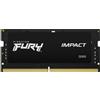 Kingston Technology FURY 64 GB 4800 MT/s DDR5 CL38 SODIMM (Kit da 2) Impact - KF548S38IBK2-64