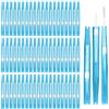 LURVOUS 60 Pezzi Kit Pulizia Telefono - Utensile Doppia Faccia Anti-Ostruzione per Rimuovere la Polvere da Porta di Ricarica, Cuffie, Tablet, Fotocamere e Altoparlanti (Blue)