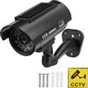Ejoyous Fotocamera solare atrappa esterna, telecamera di sorveglianza con luce a LED, per esterni