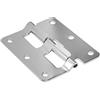 CARMOTTER Cerniere staccabili, 77 x 67 mm, in ferro, per casse degli strumenti e valigie da aereo, lisce e rimovibili, supporto resistente per mobili e uso industriale