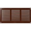 Repa Market Griglia di ventilazione marrone 300 mm x 150 mm con schermo a maglie - Copertura di sfiato interna ed esterna - Applicazioni di riscaldamento, raffreddamento e ventilazione