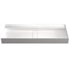 Bernstein Lavabo sospeso o da appoggio TWG211 - Solid Surface - bianco opaco - larghezza selezionabile, Larghezza lavabo:80 cm