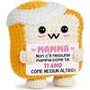 Buioata Regalo Mamma, Regalo Compleanno Mamma | Regalo Festa della Mamma Peluche Uncinetto Toast per Nonna, Idea Regalo Compleanno Zia Anniversario Natale