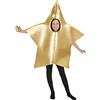 Funidelia | Costume da Stella Dorata per Bambina e Bambino - Natale, Presepe Natalizio - Costume per Bambini e Accessori per Feste, Carnevale e Halloween - Taglia 3-6 Anni - Dorato