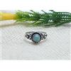 Anello Fatto A Mano In Argento Sterling 925 Con Larimar Caraibico Rosso A-14