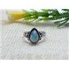 Anello Fatto A Mano In Argento Sterling 925 Con Larimar Caraibico Naturale A-16