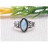 Anello Fatto A Mano In Argento Sterling 925 Con Pietra Larimar Caraibica A-53