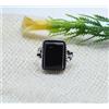 Anello Fatto A Mano In Argento Sterling 925 Con Onice Nero Naturale A-13