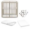 Stokke Culla Nighti Mini con Materasso e Ruote - Vanilla White