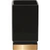 Spirella porta spazzolino da denti tumbler Roma 7 x 12 cm nero/oro
