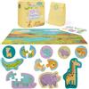 Click Europe 10 puzzle progressivi per bambini dai 18 mesi in su - Animale della giungla