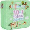 Click Europe Set di puzzle Boppi 10 in 1 10 puzzle per bambini dai 18 mesi - Fattoria