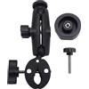 Gistuch Supporto per barra portascale per camper con morsetto angolare regolabile, supporto in lega di alluminio per parabola TV satellitare su portatutto, supporto per barra portascale per camper con morsetto angolare regolabile, supporto per barra …