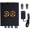 Gistuch Preamplificatore fono a valvole Preamplificatore stereo HiFi Amplificatore per cuffie Equalizzatore frontale Spina UE