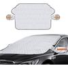 Simpeak Copertura Parabrezza Auto, 9 Magneti Anti UV Antighiaccio Antigelo Neve Copertura Parasole Copri Parabrezza per Veicoli con Protezione Specchietto Retrovisore, 223 x 109 cm