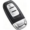 Kesiku GUSCIO CHIAVE COMPATIBILE CON Audi A3 A4 A4L A5 A6 A8 Quattro Q5 Q7 A6 A8 Chiave Auto Chiave Audi A8 Chiave di Ricambio Audi Q7 FAI DA TE Riparazione Chiavi