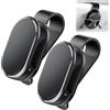 Tbintul 2 Pezzi Porta Occhiali Auto, Supporto Magnetico per Occhiali da Visiera, Universale in Clip Sole per Occhiali, Portaocchiali Compatibile con Tutti Gli Occhiali