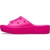 Crocs Classic Platform Slide - Sandali da donna con zeppa, fucsia (Pink Crush), 40,5