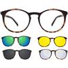 Ultem THEMA U-220 Colore M07 TARTARUGATO - Fronte Ø 48 mm. Montatura per occhiali da vista e sole + 4 CLIPON Linea Original "99 John St NYC" UNISEX