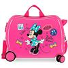 Disney Enjoy Minnie Icon Valigia per bambini Rosa 50x38x20 cms Rigida ABS Chiusura a combinazione numerica 34L 2,3Kgs 4 Ruote Bagaglio a mano