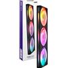 Nzxt Dissipatore cpu a ventola NZXT F420 RGB 420mm Nero [RF-R242U-BF]