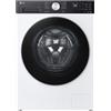 LG F2NX50S9TKC Lavatrice Slim 9 kg Next AI DD, Classe A -30%, 1200 Giri, Programma AI Wash con Intelligenza Artificiale, Wi-Fi, Allergy Care, TurboWash 360, Serie X5, White Black Pannel e Silver Knob