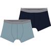 Petit Bateau Set di Boxer per Bambini in Cotone e Spandex Tinta Unita