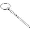 SuperLove Stainless Steel Wavy Penis Plug with Ring
