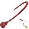 SuperLove Premium Silicone Vibrating Urethral Sound for Deep Stimulation Red