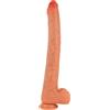 SuperLove Extra Long Realistic Silicone Dildo Skin Large