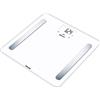 Beurer BF 600 Pure White Bilancia Diagnostica con Connettivita Bluetooth, bianco, lcd