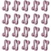 QUARKZMAN Ganci Connettore Gruccia Vestiti, 30pz - ABS Ganci Appendino, Ganci Appendino Estensori, Ganci Appendino Salva Spazio per Armadio (Vino Rosso)