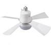 Topiky Ventilatore da Soffitto con Luci e Telecomando, Lampada Ventilatore da Soffitto E26, Dimmerabile 3 Temperature Colore 3 velocità del 1H 2H 4H Timer, per Camera da Letto