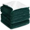 RUIKASI Plaid Coperta Pile Matrimoniale - 230x270 cm Coperta Termica Invernale Sherpa Morbida per Grande Letto Matrimoniale, Verde