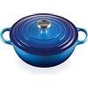 Le Creuset Marmitta Evolution in ghisa vetrificata con Coperchio, diameter 26 cm, Volume 4.1 L, Azzurro, 21114262200430