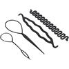 Joyzan Strumenti per Acconciature, Strumento Intrecciare i Capelli Set Kit di Attrezzi Treccia a Spirale Laccio Fermacapelli Matrimoni Appuntamenti o Feste DIY Moda da Donna Ragazza Signora Lunghi 4 Pezzi