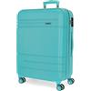 Movom Galaxy Valigia media, turchese, 48 x 68 x 27 cm, rigida ABS, chiusura a combinazione laterale, 72 l, 3,86 kg, 4 ruote doppie, verde, 48 x 68 x 27 cm, valigia media, verde, 48 cm x 68 cm x 27 cm,