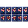 Barilla 10 x Pipe Rigate No. 91 Italian Pasta 500 g Pack