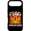 Funny F-Caw-F Merch Tees and Gifts Custodia per iPhone Air F-Caw-F Problem Solved - Dark Humor Sarcasm Chicken Pun Meme