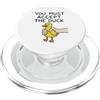 Wholesome Animal Apparel Devi accettare l'anatra PopSockets PopGrip per MagSafe